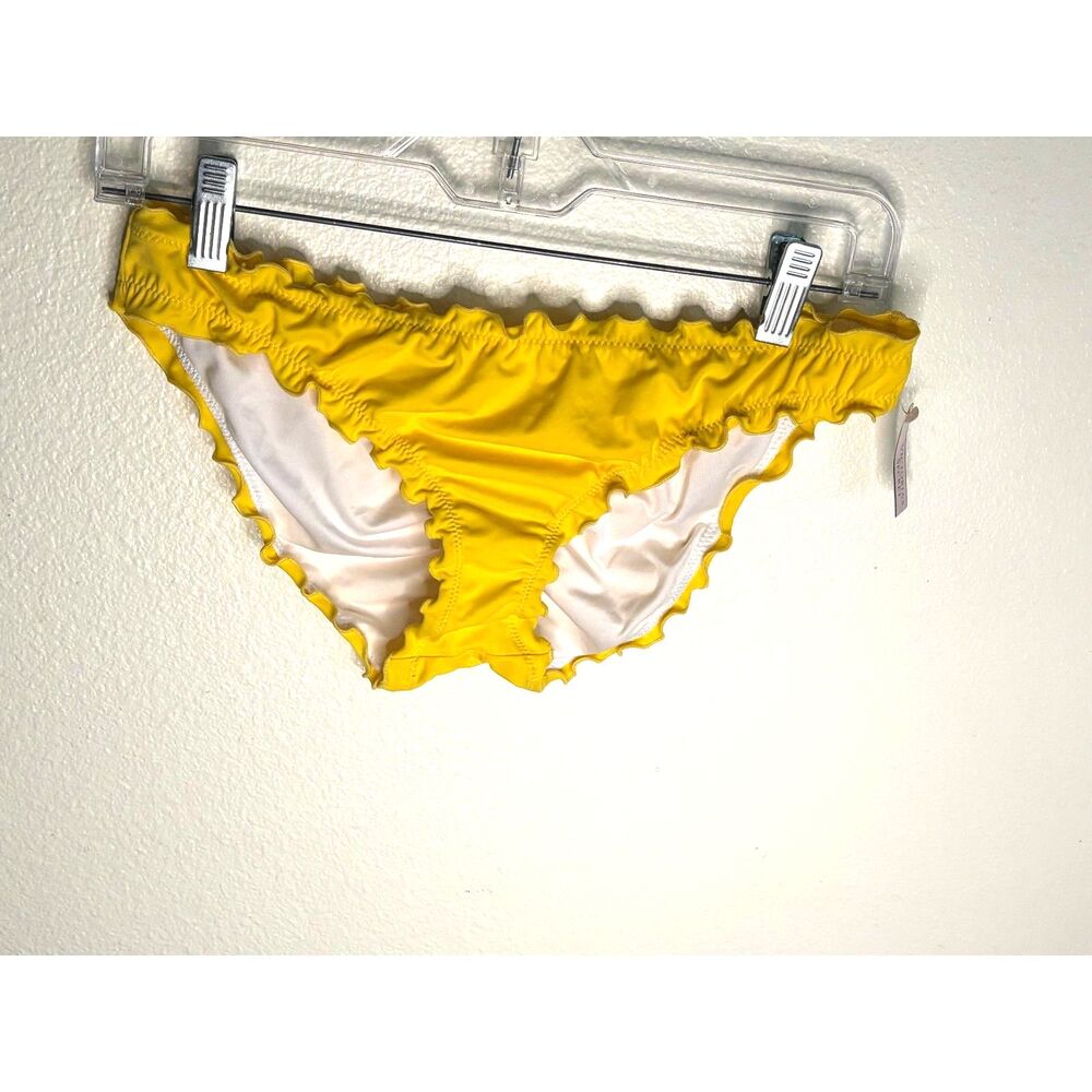 NWT Victoria's Secret Yellow Bikini Swimsuit Bottoms Scrunch Butt Size Medium M